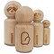 Mitten Outline Cold Winter Rubber Stamp for Stamping Crafting Planners